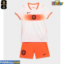 Niederlande Auswärts Trikotsatz Kinder WM 2026 Kurzarm (+ Kurze Hosen)